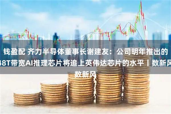 钱盈配 齐力半导体董事长谢建友：公司明年推出的48T带宽AI推理芯片将追上英伟达芯片的水平丨数新风