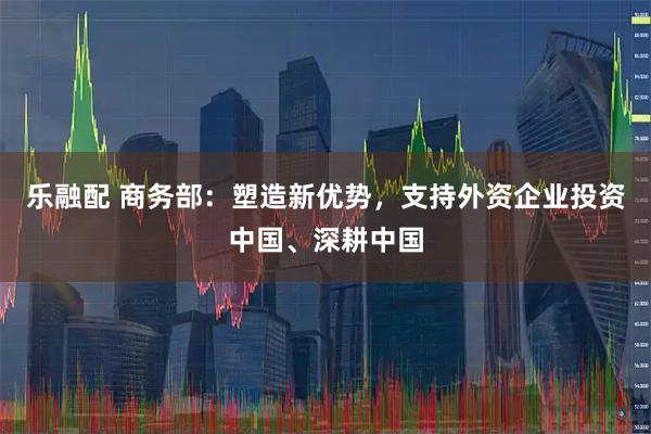乐融配 商务部：塑造新优势，支持外资企业投资中国、深耕中国
